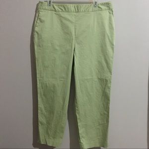 Kate Hill Light Green Pants | Size 14
